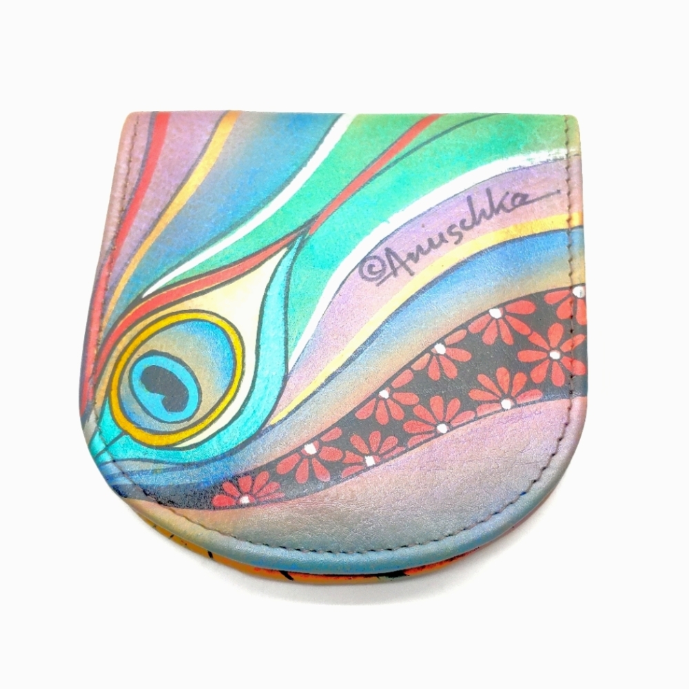 Anuschka Coffee Break Wallet Peacock NWO